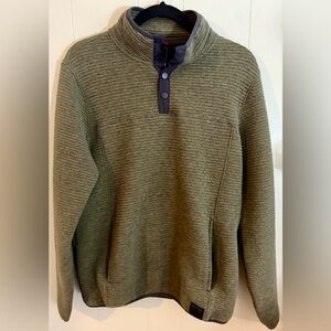 Gerry Mens Green Long Sleeve Pullover Sweater Size M